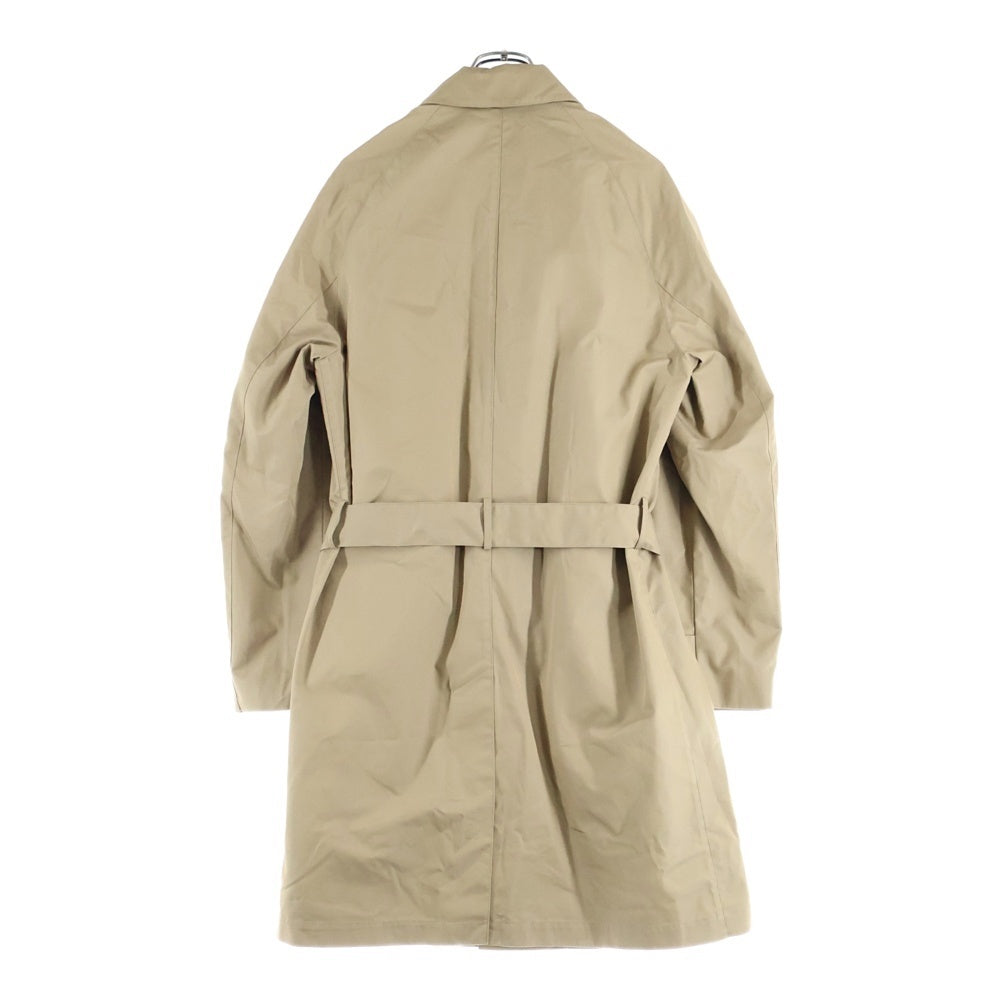 dunhill(ダンヒル) コットン ナイロン ステンカラー ラグランスリーブ ロング コート ベージュ