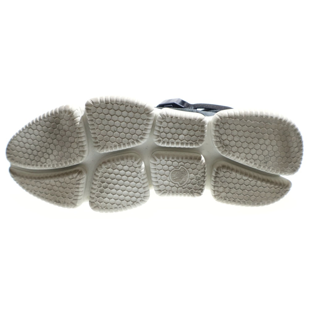 MONCLER(モンクレール) BONO STIVALE ボノ スティヴァーレ スエードレザー ボアライニング ベルトデザイン ハイカット シューズ スニーカー グレー