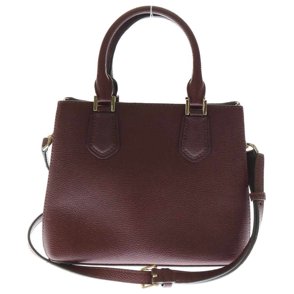MICHAEL KORS(マイケルコース) 2WAYバッグ スタッズ ミニトートバッグ ショルダーバッグ ハンドバッグ レッド ボルドー レザー ゴールド金具