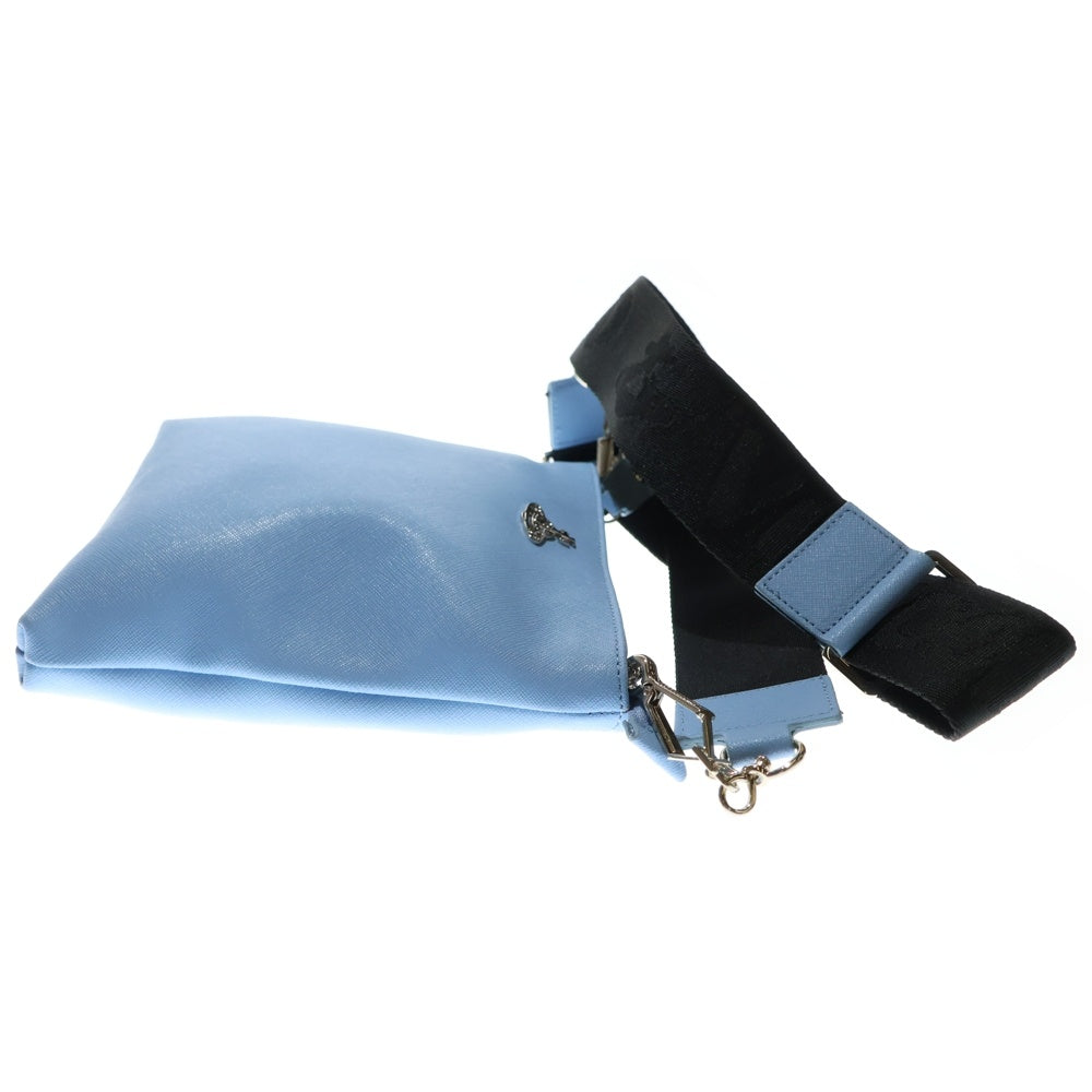 Vivienne Westwood(ヴィヴィアンウエストウッド) オーブ ショルダーバッグ ミニバッグ ライトブルー レザー シルバー金具 レディース