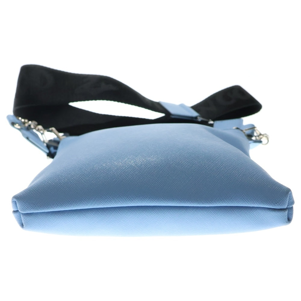 Vivienne Westwood(ヴィヴィアンウエストウッド) オーブ ショルダーバッグ ミニバッグ ライトブルー レザー シルバー金具 レディース