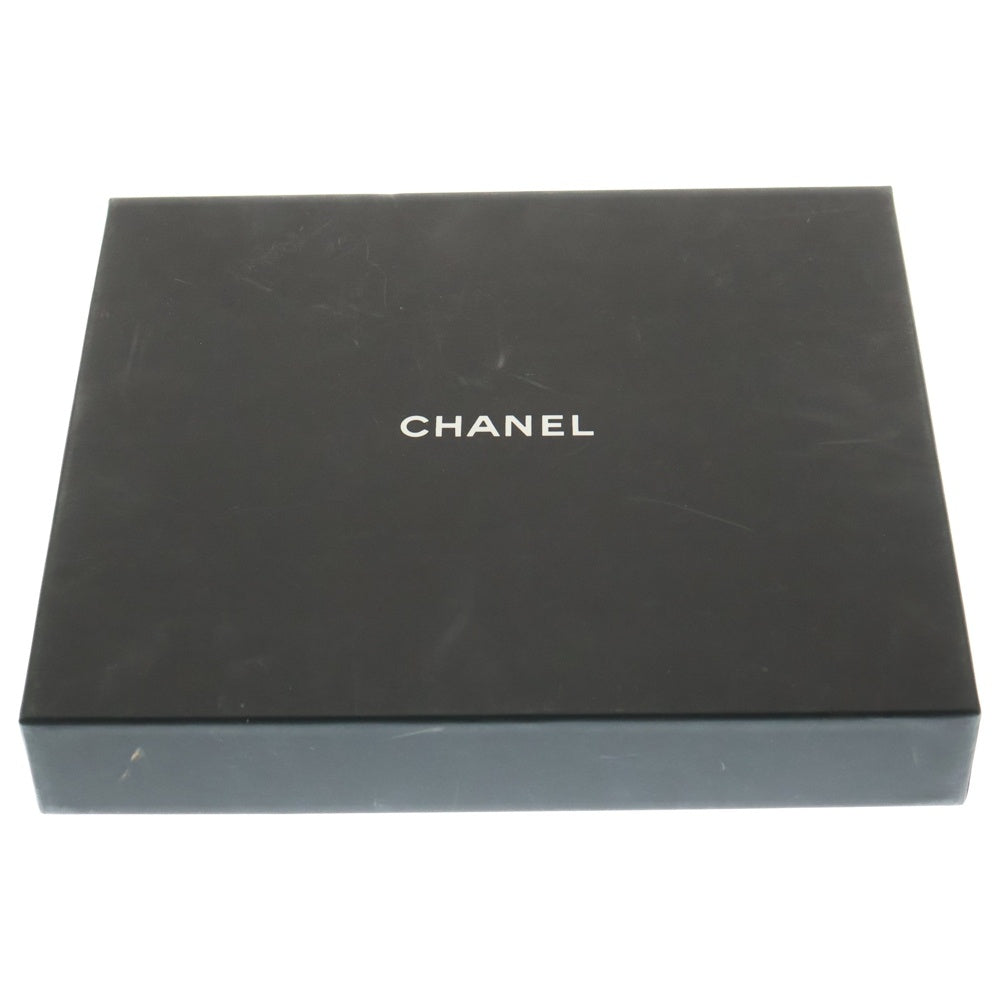 CHANEL(シャネル) ココマーク リバーシブル マフラー ストール ブラック×グレー