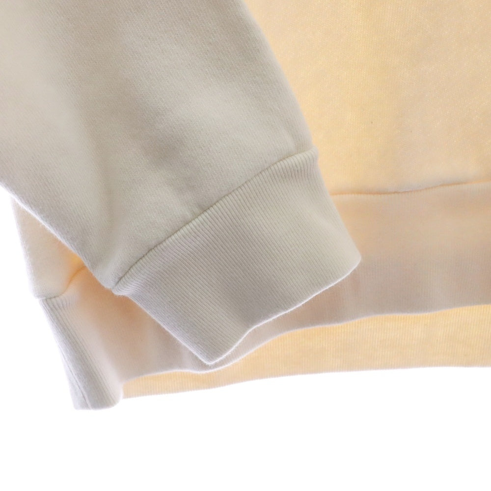 GUCCI(グッチ) ×Disney ディズニー ミッキーマウス インターロッキングG ヴィンテージロゴプリント プルオーバースウェットパーカー フーディー アイボリー 469251