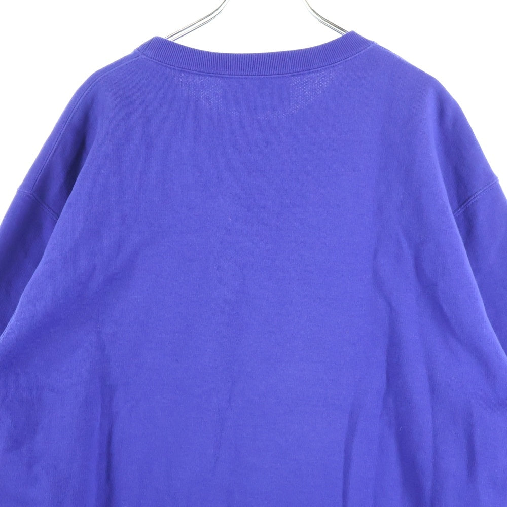 GUCCI(グッチ) 22SS GUCCI LEMON グッチレモン ロゴプリント クルーネック プルオーバースウェットトレーナー ネイビー/イエロー 681217