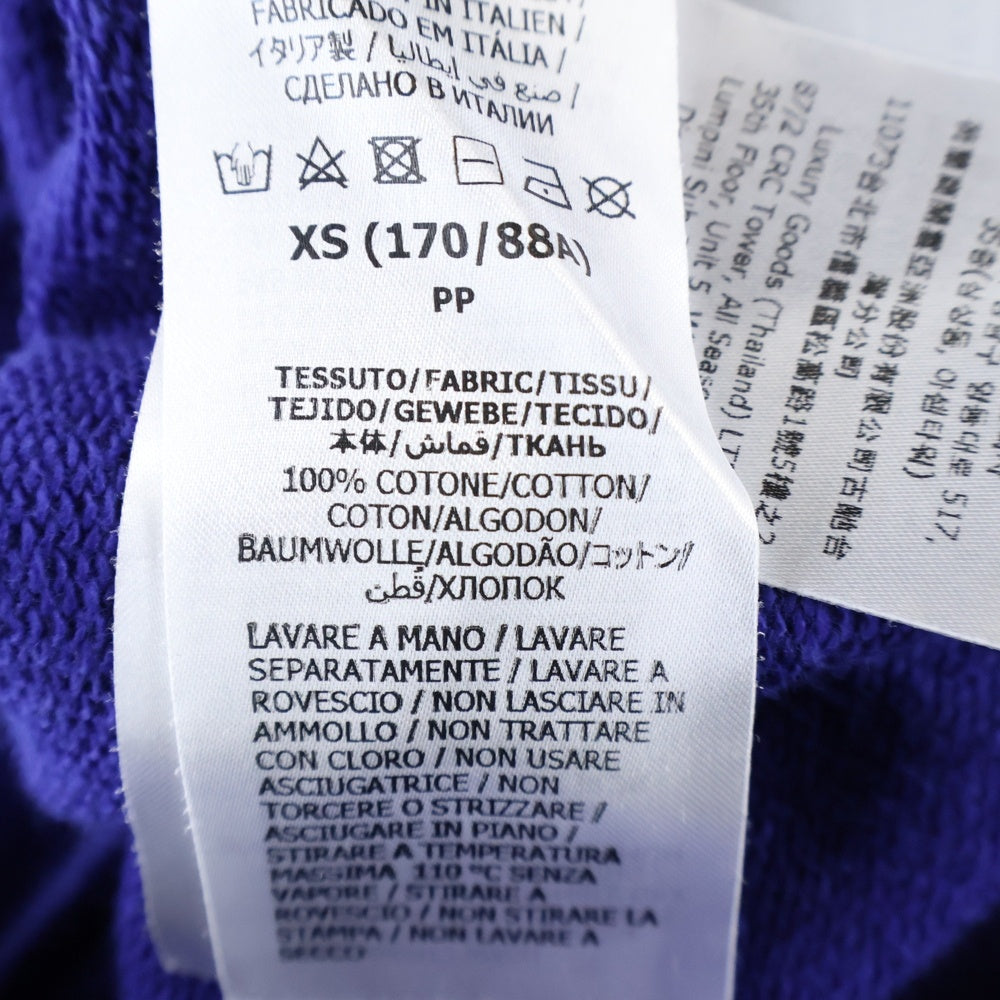 GUCCI(グッチ) 22SS GUCCI LEMON グッチレモン ロゴプリント クルーネック プルオーバースウェットトレーナー ネイビー/イエロー 681217