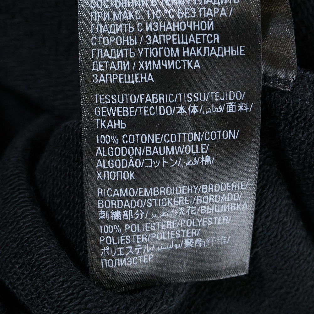 BALENCIAGA(バレンシアガ) 22AW GAFFER HOODIE ギャファー キャンペーンロゴ刺繍 プルオーバー スウェットパーカー フーディー ブラック 578135
