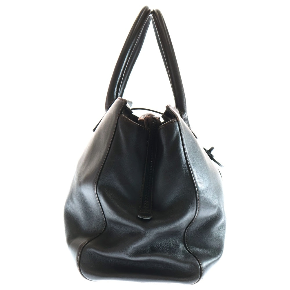 CHANEL(シャネル) エグゼクティブライン ハンドバッグ トートバッグ ブラウン レザー ブラック金具