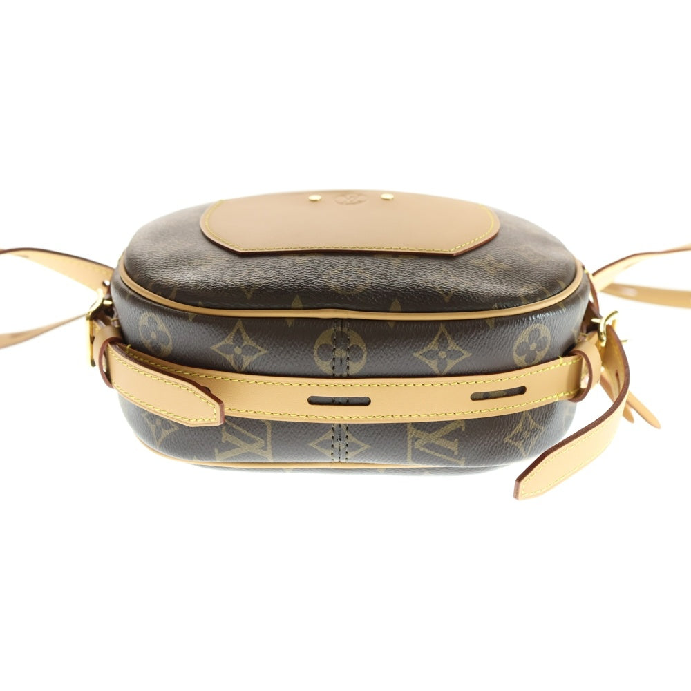 LOUIS VUITTON(ルイヴィトン) モノグラム ボワットシャポースープルMM ブラウン PVC ショルダーバッグ M45647