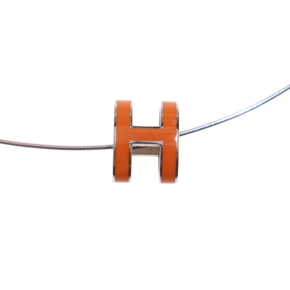 HERMES(エルメス) ポップアッシュ H ネックレス ペンダント オレンジ