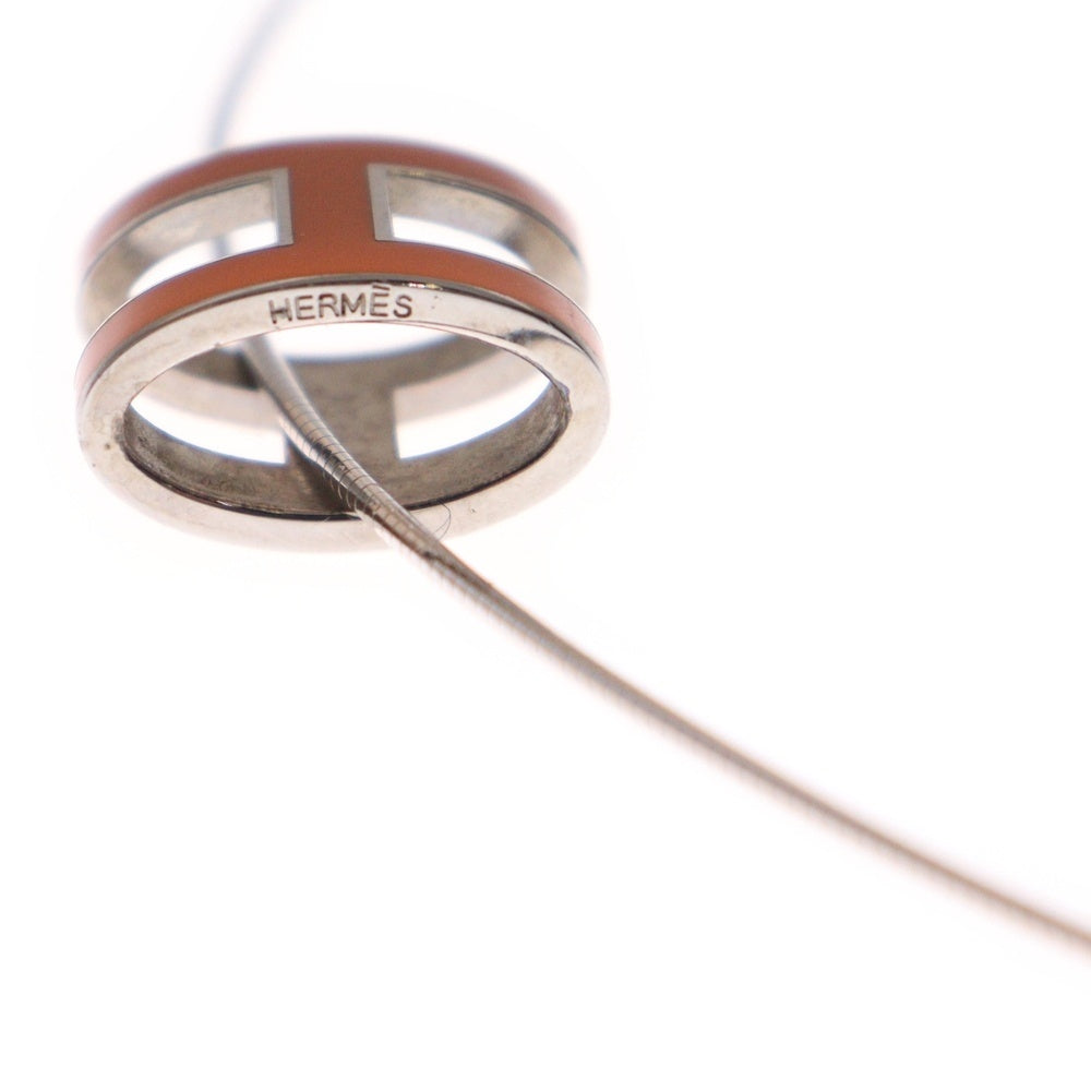 HERMES(エルメス) ポップアッシュ H ネックレス ペンダント オレンジ