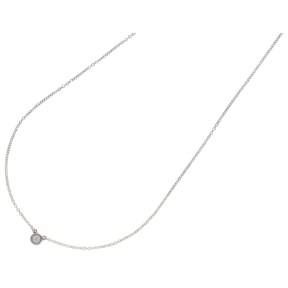 TIFFANY & Co.(ティファニー) バイザヤード 1P ダイヤ付チェーンペンダントネックレス シルバー
