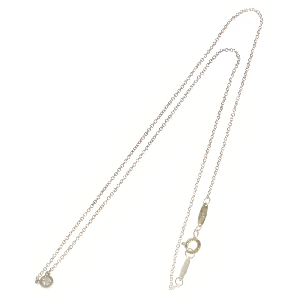TIFFANY & Co.(ティファニー) バイザヤード 1P ダイヤ付チェーンペンダントネックレス シルバー