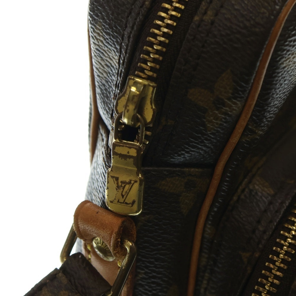 LOUIS VUITTON(ルイヴィトン) モノグラム アマゾン ショルダーバッグ ミニバッグ ブラウン レザー×PVC ゴールド金具 M45236