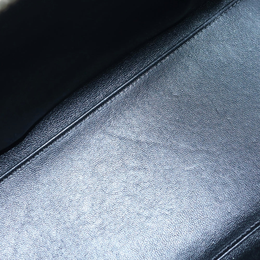 CELINE(セリーヌ) ラゲージ マイクロショッパー レザー ハンド トートバッグ ゴールド金具 ブラック