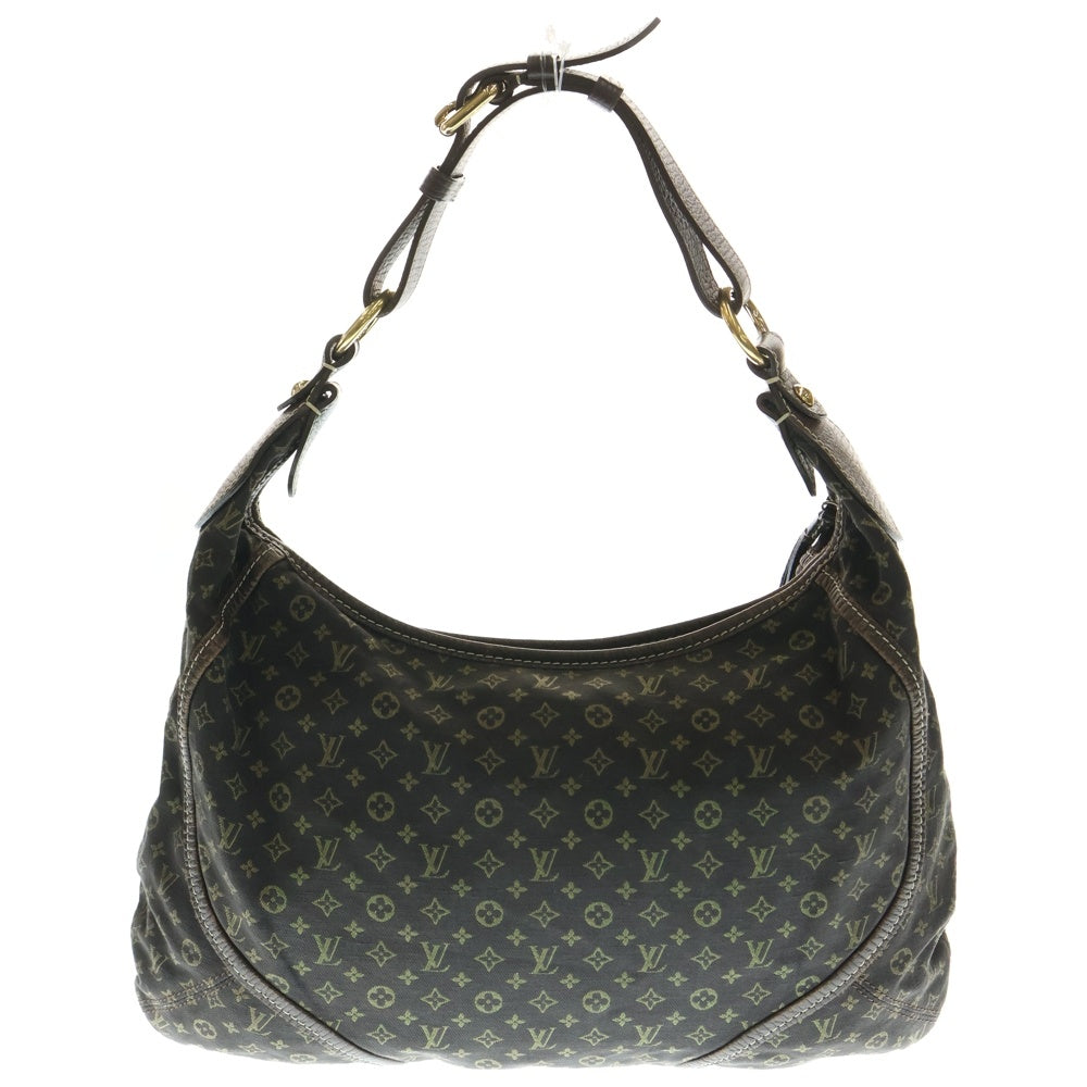LOUIS VUITTON(ルイヴィトン) モノグラムミニラン マノンPM ハンドバッグ ワンショルダーバッグ ブラウン レザー ゴールド金具 M95621