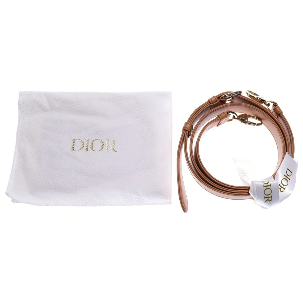 Christian Dior(クリスチャンディオール) Lady Dior レディディオール ミディアム ベージュ ラフィア ハンドバッグ 2wayショルダーバッグ シルバー金具