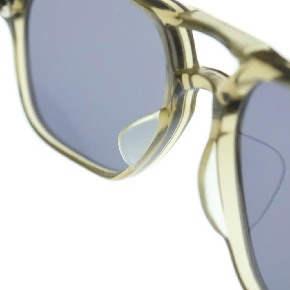 CHROME HEARTS(クロムハーツ) ZIPHER フレアニーテンプル ツーブリッジ ティアドロップ クリアフレーム カラーレンズ サングラス メガネ 眼鏡 アイウェア カーキ