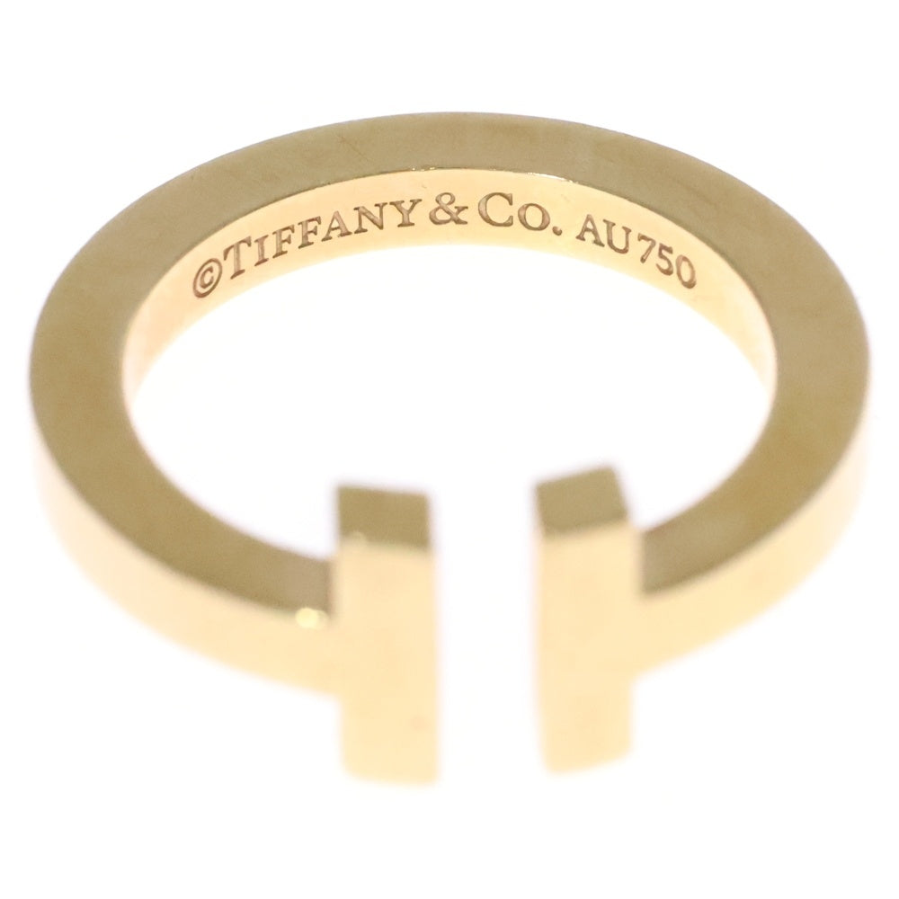 TIFFANY & Co.(ティファニー) Tスクエア リング Au750 K18 YG イエローゴールド 指輪