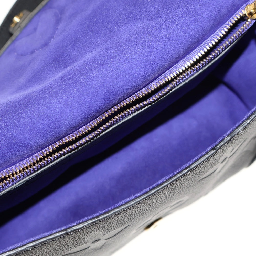 LOUIS VUITTON(ルイヴィトン) モノグラムアンプラント ディアヌ 2WAY レザーハンドバッグ ショルダーバッグ ネイビー M46386