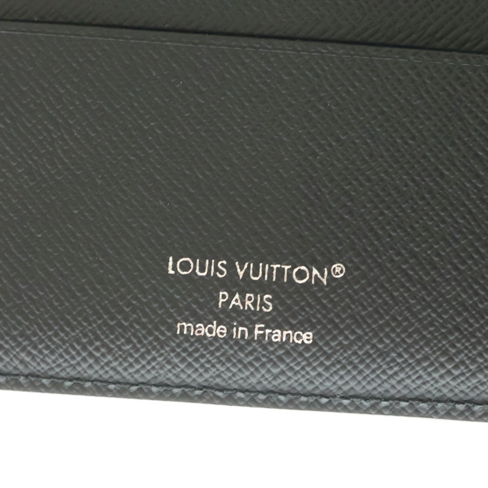 LOUIS VUITTON(ルイヴィトン) モノグラム ポルトフォイユミュルティプル 二つ折り財布 コンパクトウォレット コインケース ブラウン×ブラック M69408