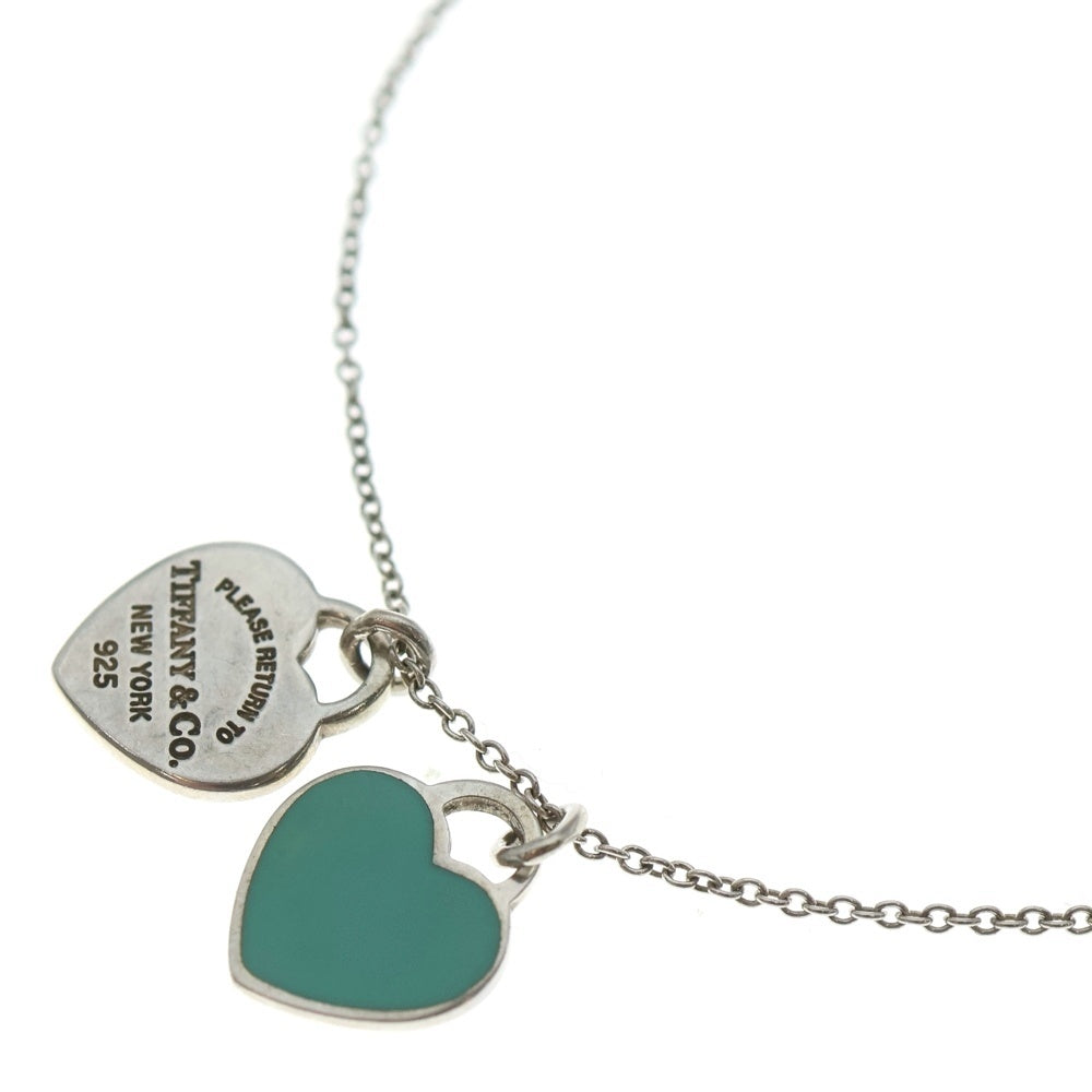 TIFFANY & Co.(ティファニー) リターントゥティファニー ハートロック ネックレス ペンダント チェーン シルバー×ティファニーブルー SV925