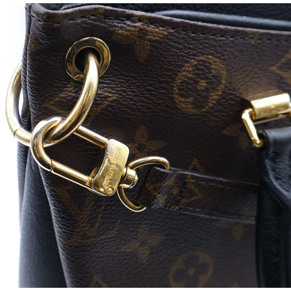LOUIS VUITTON(ルイヴィトン) パラスBB モノグラム PVC レザー 2WAY ハンド ショルダーバッグ ゴールド金具 ブラウン/ブラック M42960