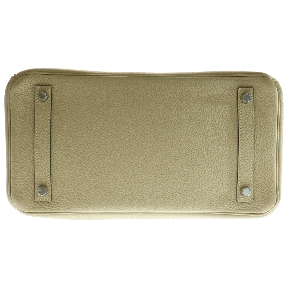 HERMES(エルメス) バーキン30 ハンドバッグ トレンチ トゴ シルバー金具 A刻印