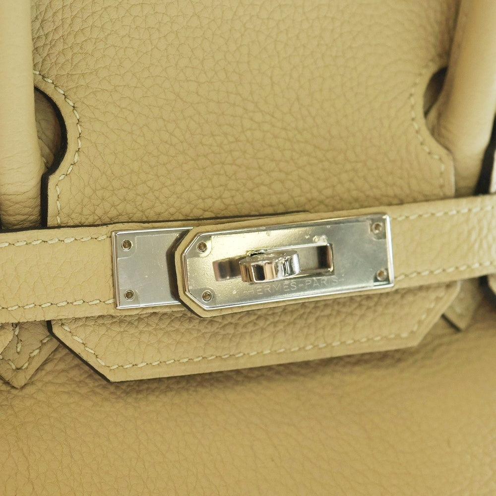 HERMES(エルメス) バーキン30 ハンドバッグ トレンチ トゴ シルバー金具 A刻印