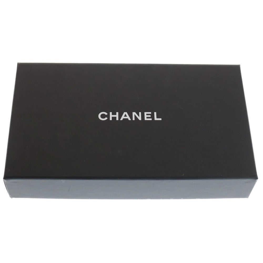 CHANEL(シャネル) マトラッセ ミディアム フラップウォレット ブラック キャビアスキン ゴールド金具 AP0232