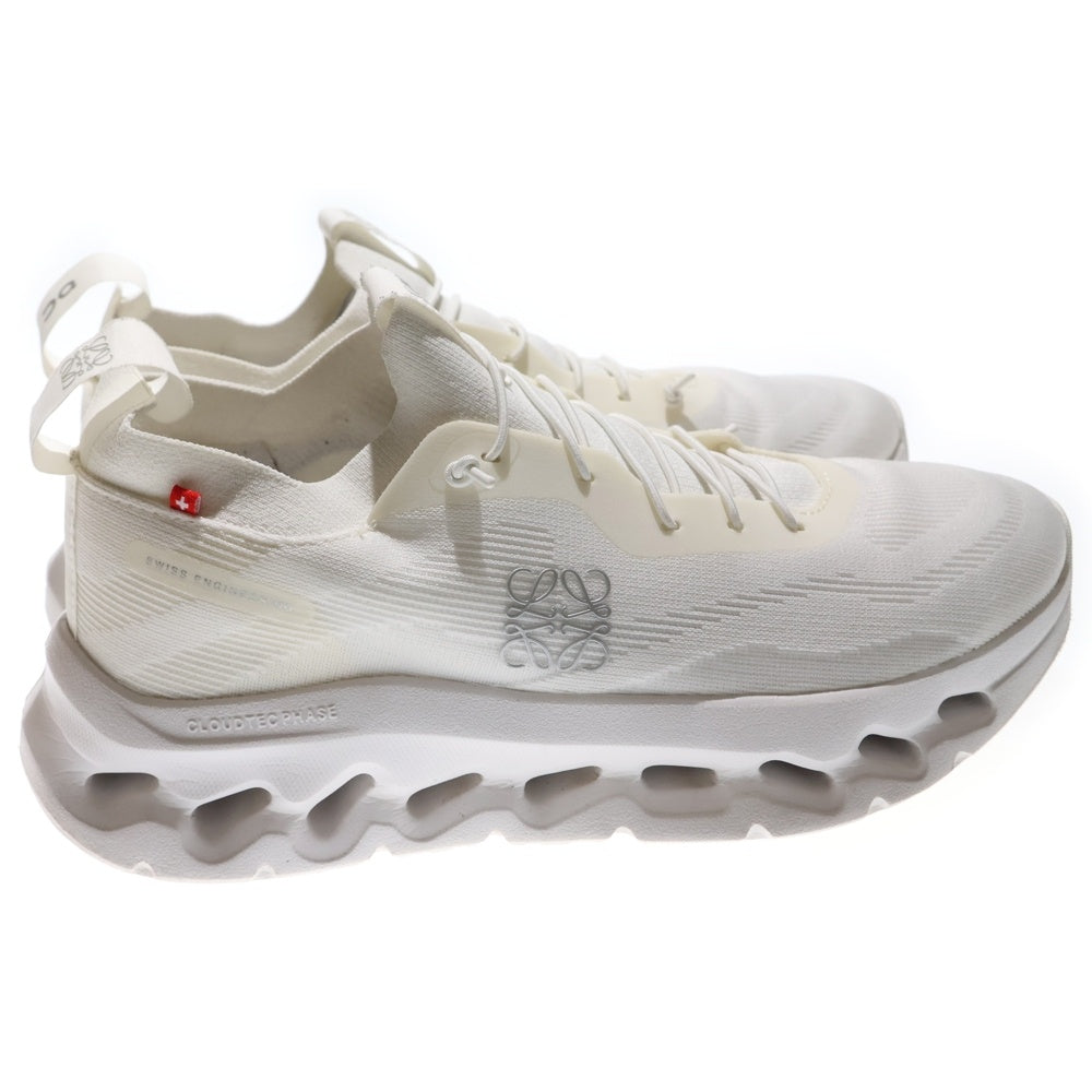 LOEWE(ロエベ) 24SS×On CLOUDTILT オン クラウドティルト アナグラムロゴ レースアップ ローカットシューズ スニーカー ホワイト USM8/26cm M929282X15