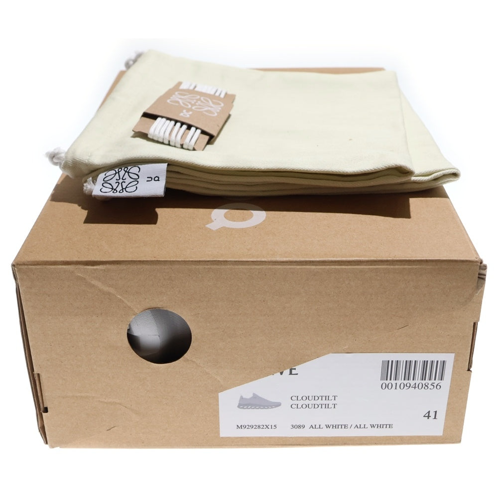 LOEWE(ロエベ) 24SS×On CLOUDTILT オン クラウドティルト アナグラムロゴ レースアップ ローカットシューズ スニーカー ホワイト USM8/26cm M929282X15