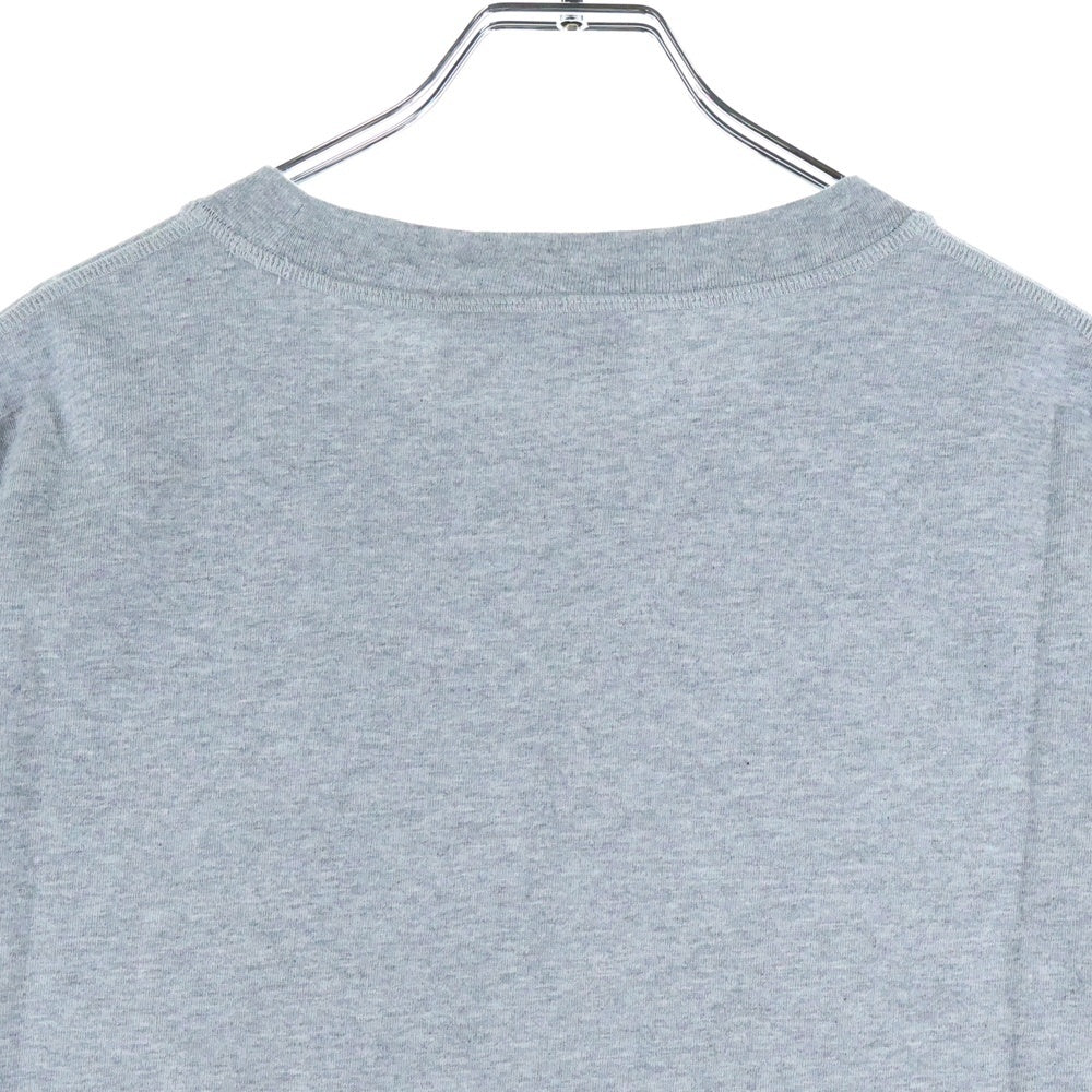 GUCCI(グッチ) 25SS ウェブストライプ ロゴプリントクルーネック半袖Tシャツカットソー グレー 784361 XJGM9