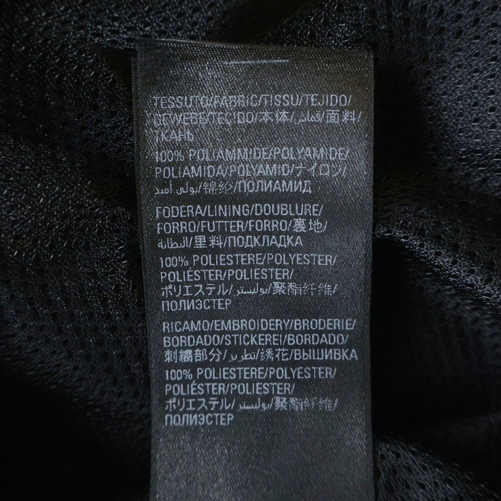 BALENCIAGA(バレンシアガ) 23SS 3B ICON TRACKSUIT トラックスーツロゴナイロンジャケット ブルゾン ブラック/グリーン 725276 TNO79