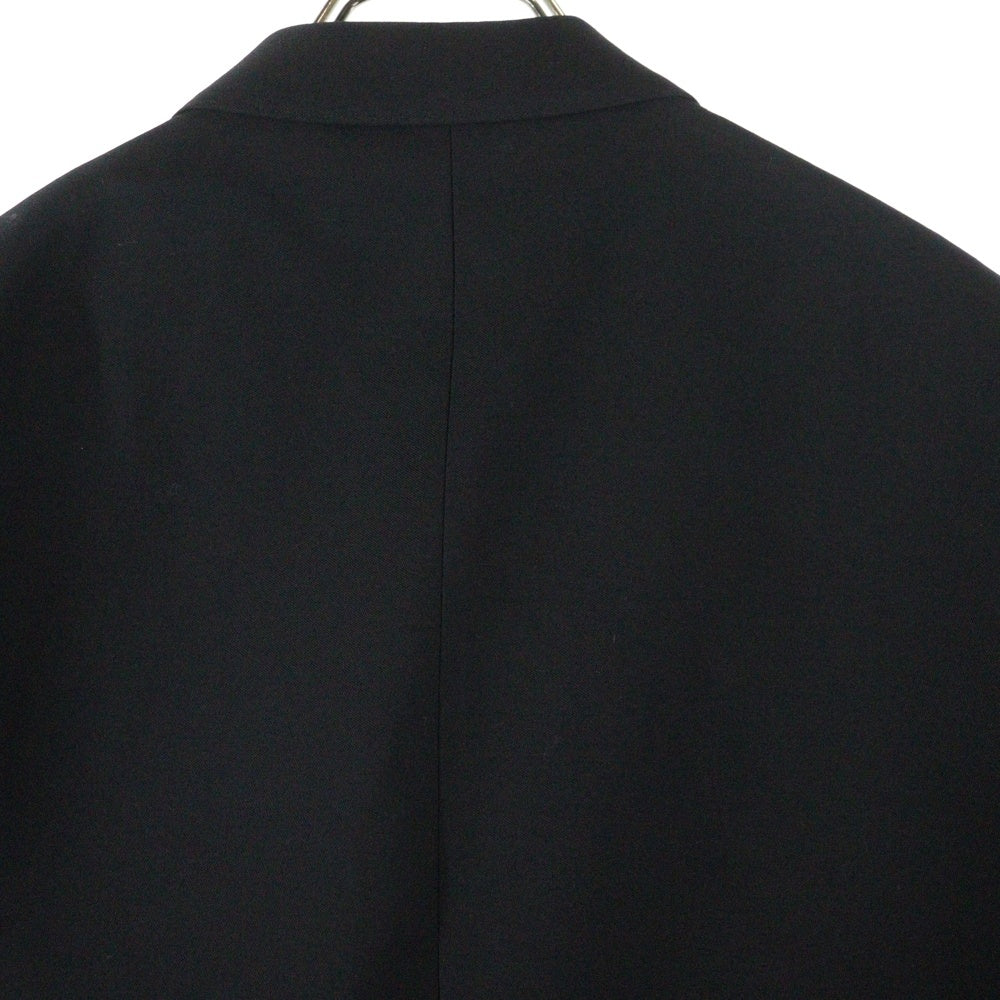 BALENCIAGA(バレンシアガ) 23AW FOLDED TAILORED JACKET フォールディッド オーバーサイズ ピークドラペル テーラード ジャケット ブラック 751751