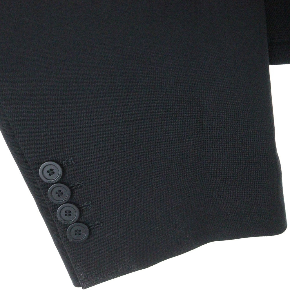 BALENCIAGA(バレンシアガ) 23AW FOLDED TAILORED JACKET フォールディッド オーバーサイズ ピークドラペル テーラード ジャケット ブラック 751751