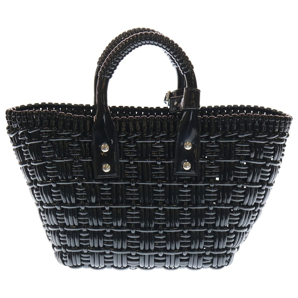 BALENCIAGA(バレンシアガ) ビストロXS ハンドバッグ トートバッグ ブラック エナメル 671342
