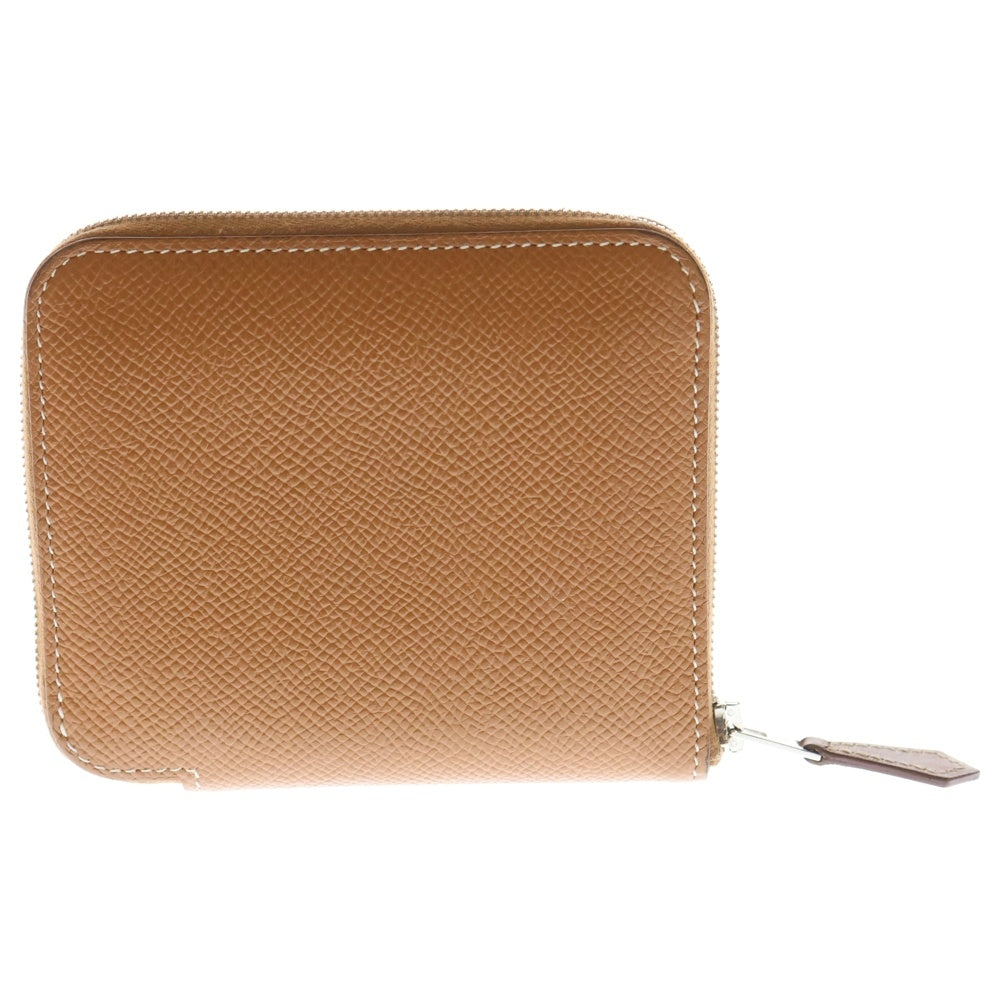 HERMES(エルメス) アザップシルクイン コンパクトウォレット コインケース 財布 シルバー金具 ゴールド エプソン