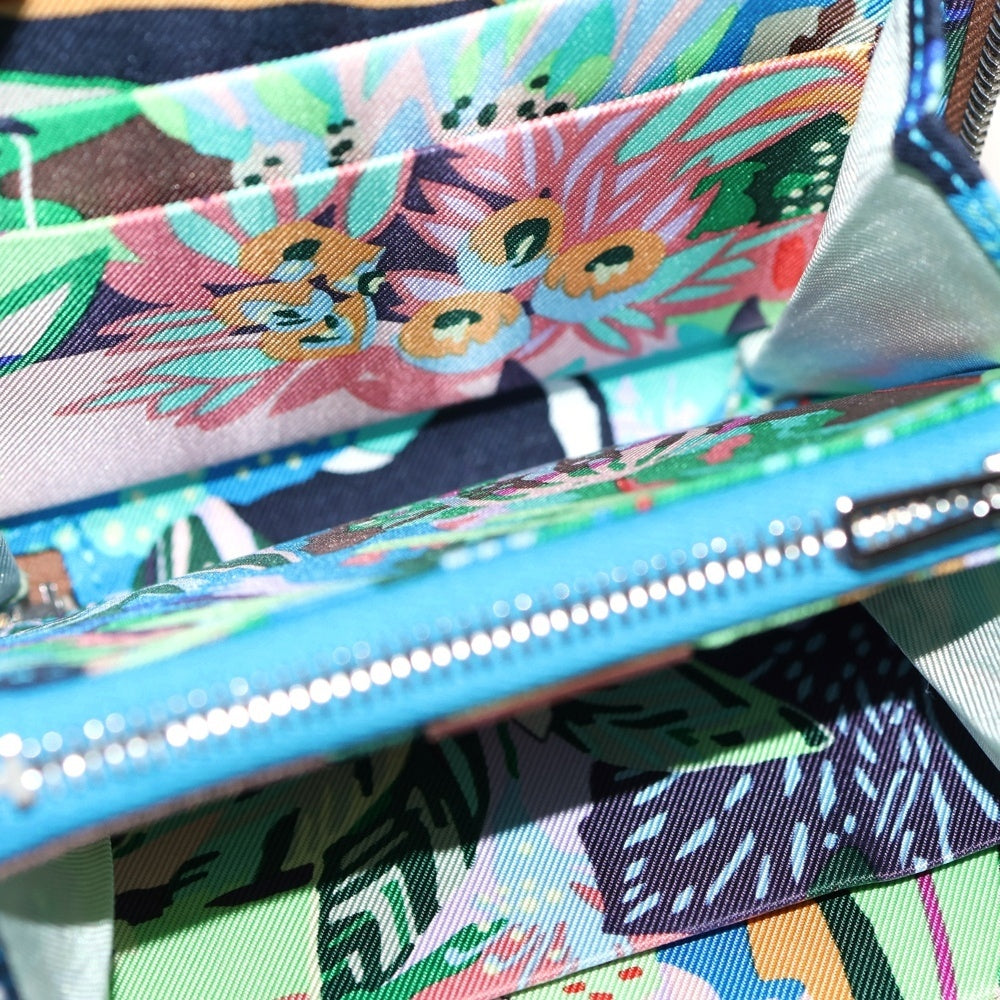 HERMES(エルメス) アザップシルクイン コンパクトウォレット コインケース 財布 シルバー金具 ゴールド エプソン