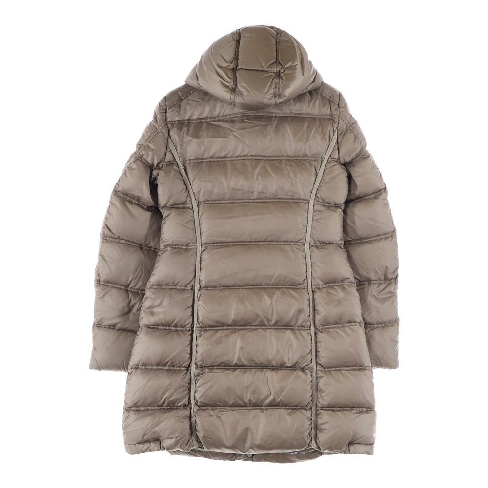 MONCLER(モンクレール) ROMARIN ロゴワッペン付フーデッドダウンコート ブラウン 120934936505 53048