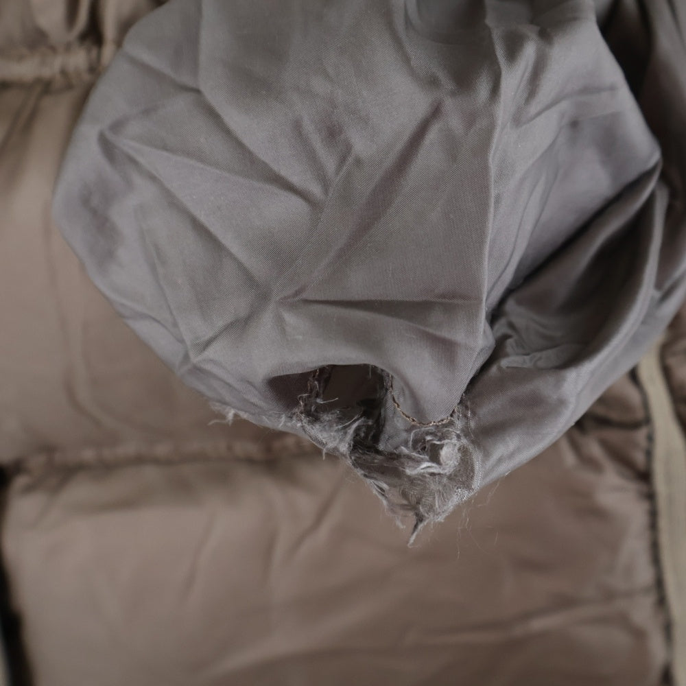 MONCLER(モンクレール) ROMARIN ロゴワッペン付フーデッドダウンコート ブラウン 120934936505 53048