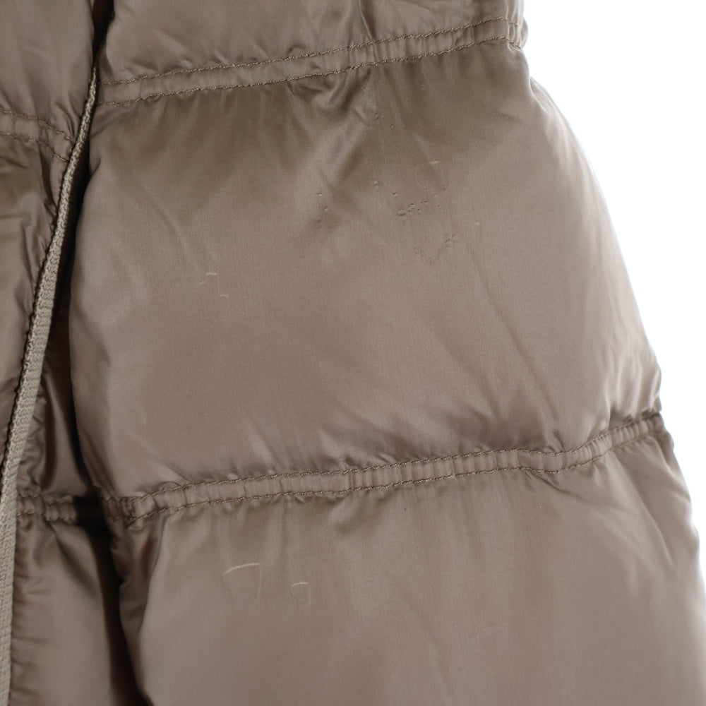 MONCLER(モンクレール) ROMARIN ロゴワッペン付フーデッドダウンコート ブラウン 120934936505 53048