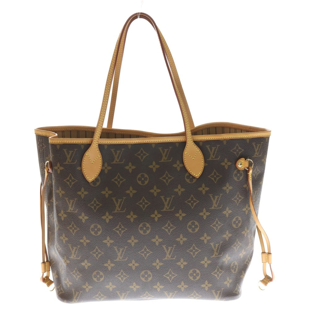 LOUIS VUITTON(ルイヴィトン) モノグラム ネヴァーフルMM トートバッグ ハンドバッグ ブラウン レザー×PVC M40995 ゴールド金具