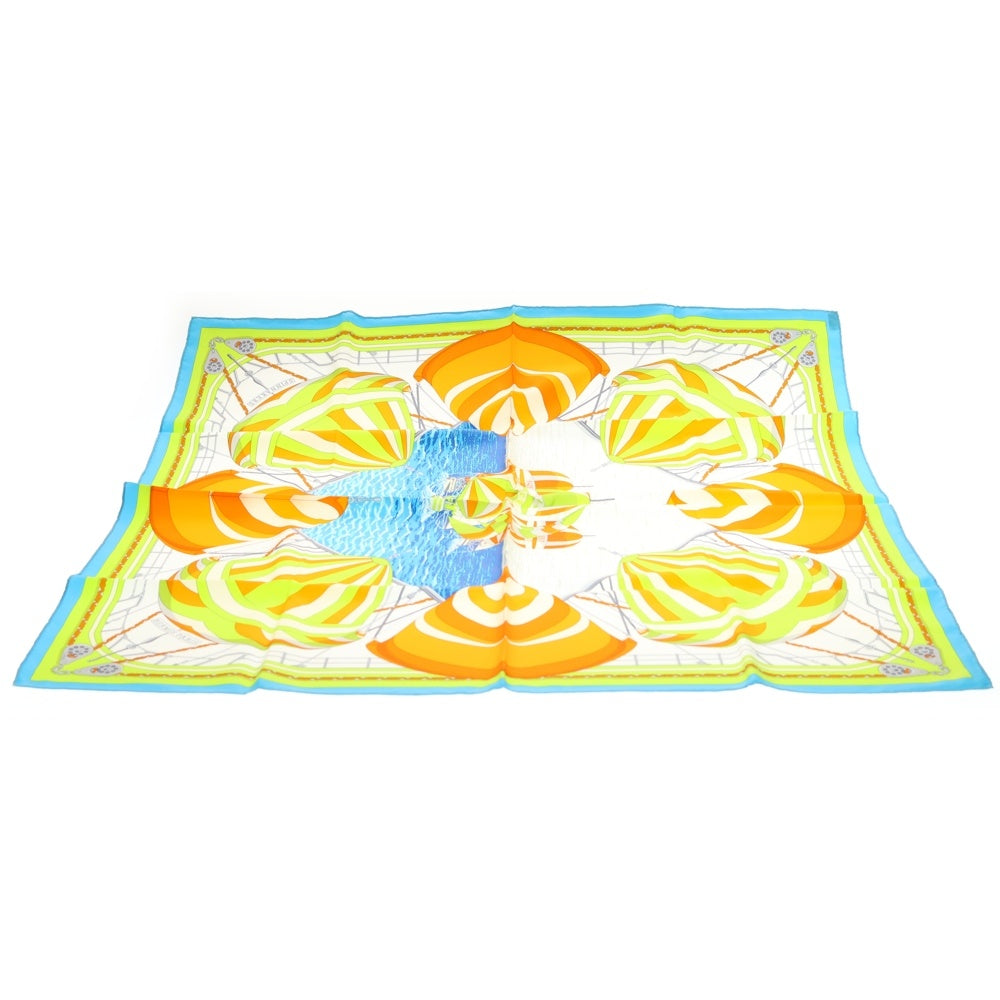 HERMES(エルメス) カレ90 SPIN NAKERS マルチカラー シルクスカーフ