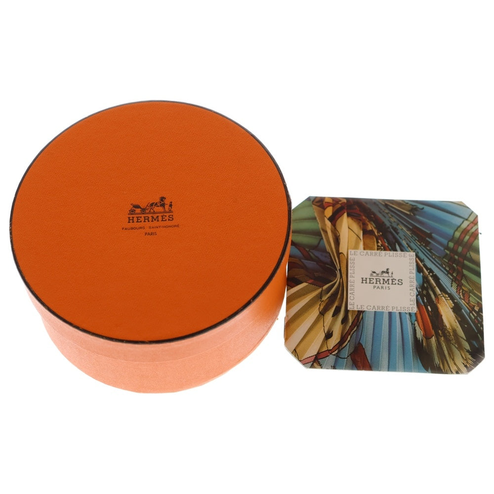 HERMES(エルメス) プリーツカレ 90 イエロー シルクスカーフ