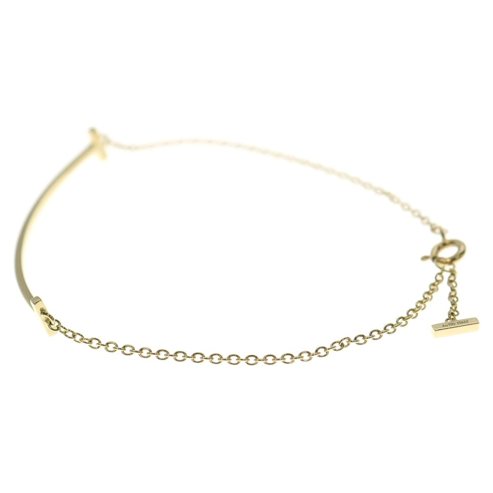 TIFFANY & Co.(ティファニー) Tスマイル スモール ブレスレット K18YG