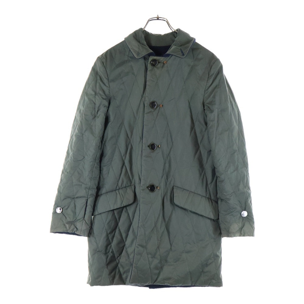 ARMANI(アルマーニ) リバーシブル キルティング 中綿 ステンカラーコート ネイビー/カーキ