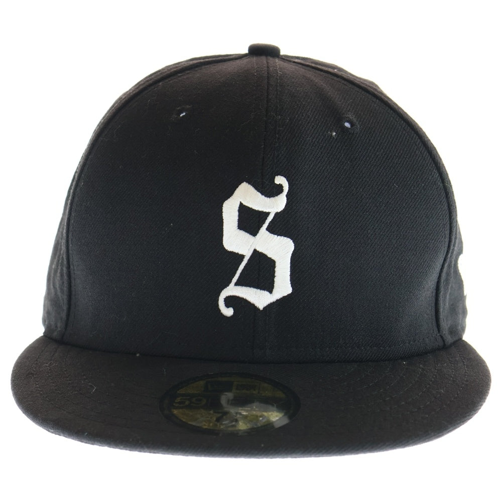 SUPREME(シュプリーム) 11AW S Logo Cap New Era Sロゴ キャップ ベースボール ブラック コットン