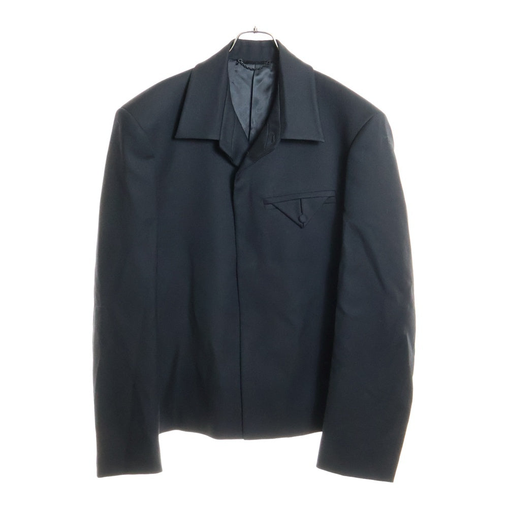 LOUIS VUITTON(ルイヴィトン) 24SS パールバックロゴ エンベリッシュドウールブルゾンジャケット ブラック RM241M FSC HQB31E