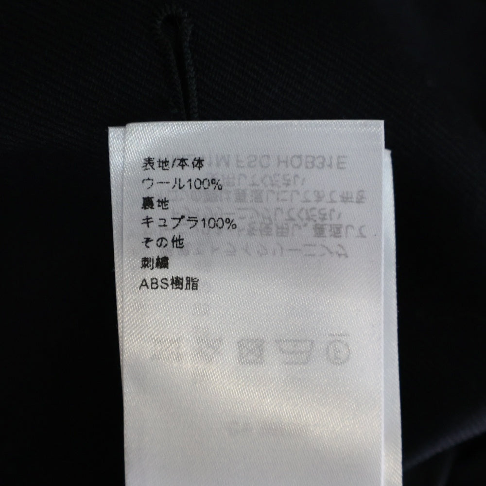 LOUIS VUITTON(ルイヴィトン) 24SS パールバックロゴ エンベリッシュドウールブルゾンジャケット ブラック RM241M FSC HQB31E