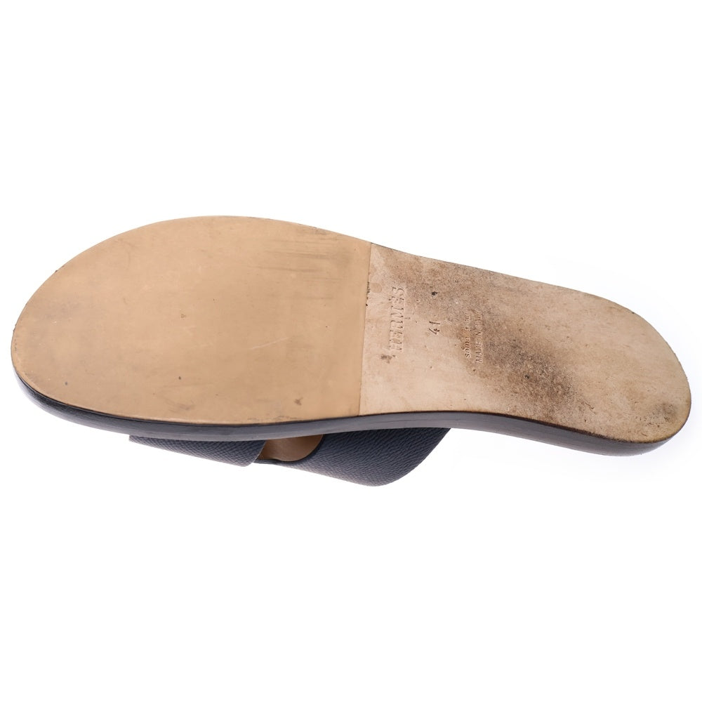 HERMESエルメスフラット サンダル シューズ 43サイズ HERMES(エルメス) イズミール Hロゴ レザー フラットサンダル シューズ